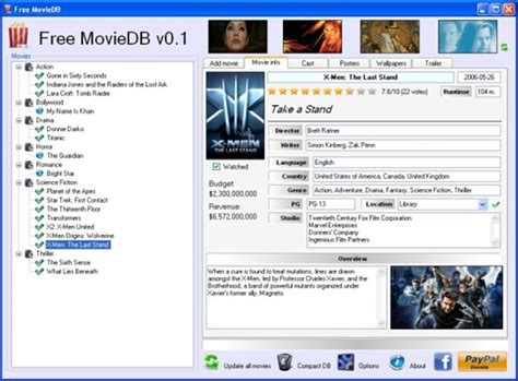 the moviedb|the movie db collections.